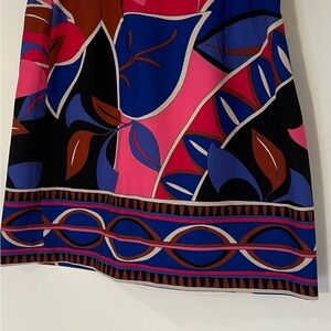 Black Tape Multicolor A-Line mini skirt